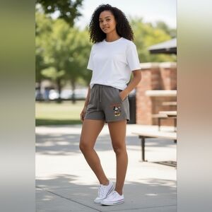 Disney Mickey Mouse Gray Shorts